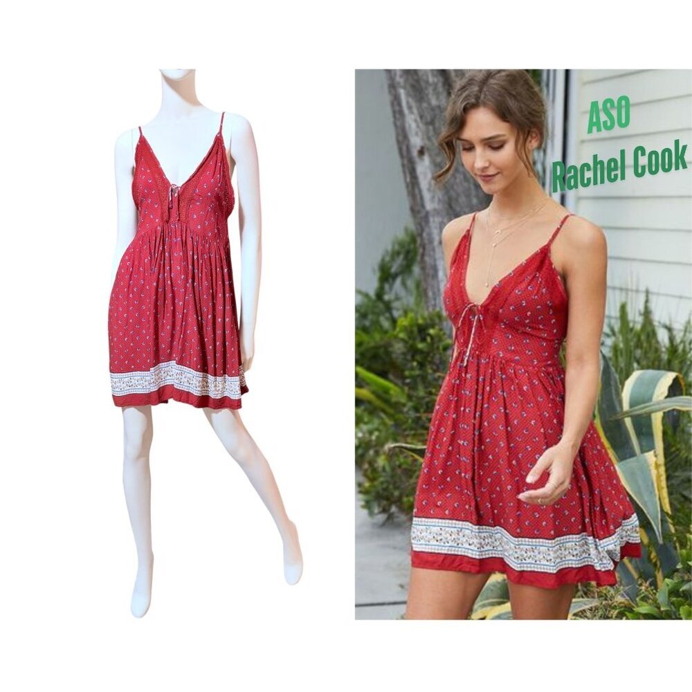 Nightwalker Mini Sundress M Babydoll Micro Mini Twee Cottage ASO Rachel Cook